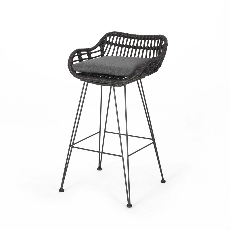 Dale Barstool for Kitchen Counter, Breakfast Nook, Gray