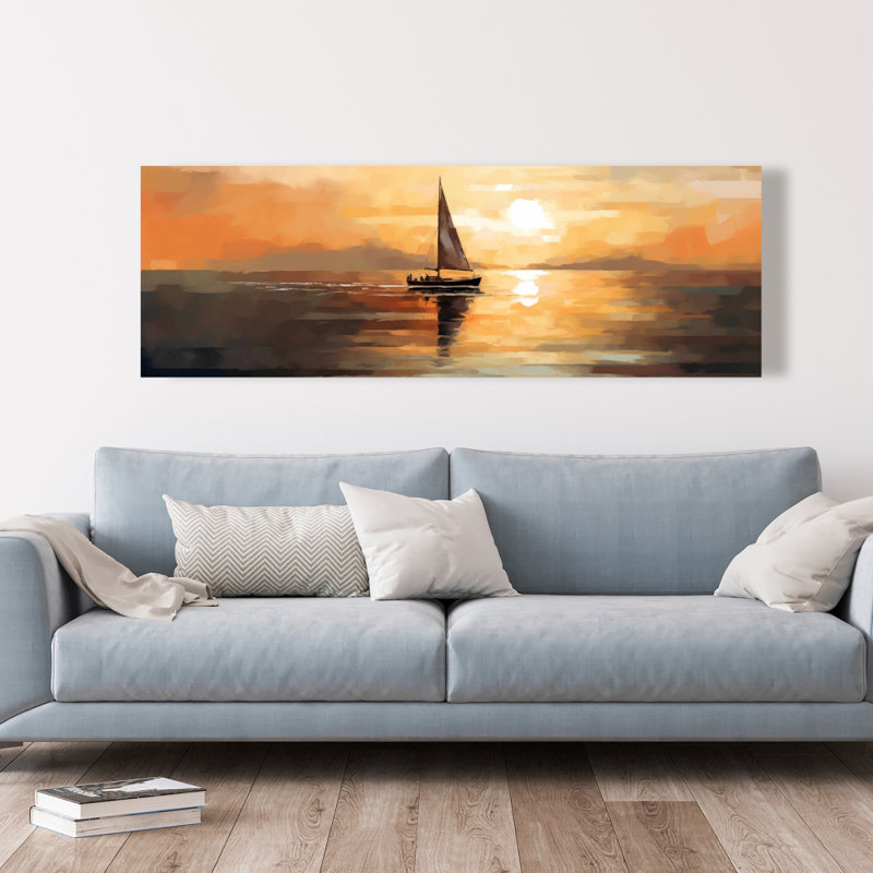 Night Sails - Bathroom Beach Home Decor Art