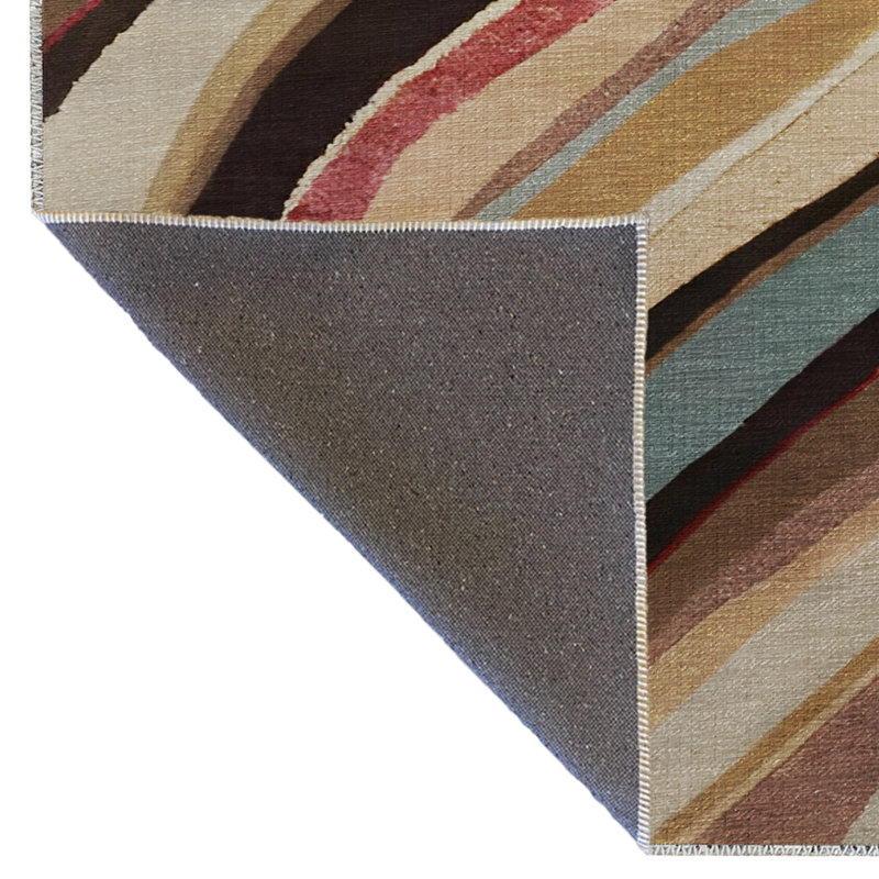 Tapis multicolore Mira, Tapis de couloir 3 pi 9,81 po x 6 pi 6,74 po