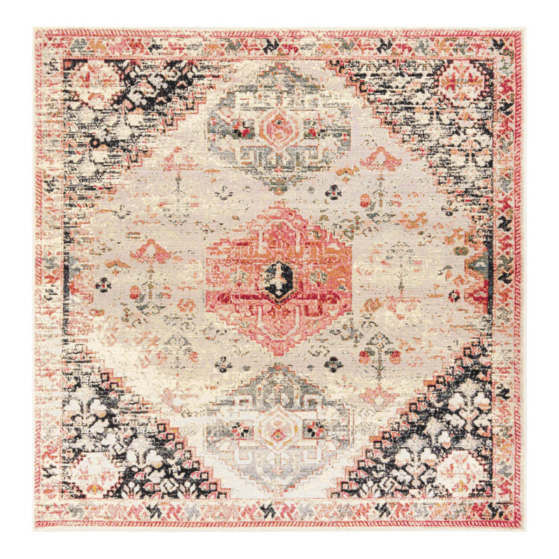 Tapis d'extérieur rectangulaire traditionnel 5 pi 1 po x 8 pi, Carré 10 pi