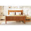 Lit en bois avec tête et pied de lit, lit plateforme pour chambre à coucher-624874402-624874401