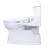 WASHLET 1.28 GPF S7 Elongated Floor Mounted One-Piece Toilet (Seat Included)