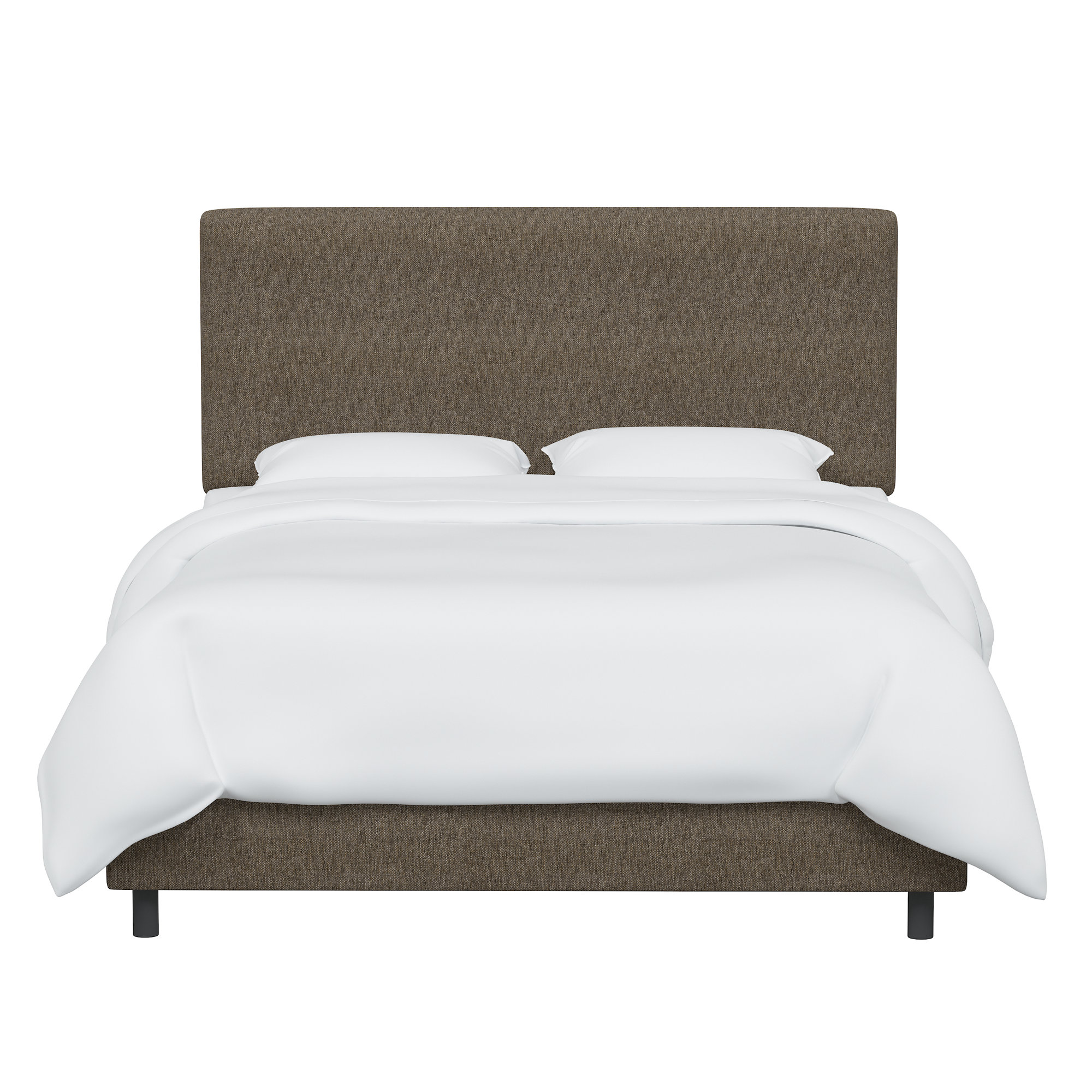 Eisley Upholstered Bed, Twin, Milsap Granite Sustain® Tweed