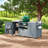 66.5" Outdoor Kitchen Island for Big Green Egg Grills, Grill Cart with Stainless Steel Top and Drawer-760742453