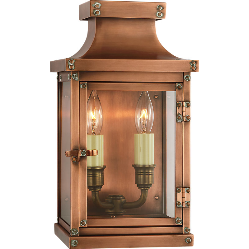 Chapman & Myers Bedford 3/4 Lantern, 12" H x 6.75" W x 6" D
