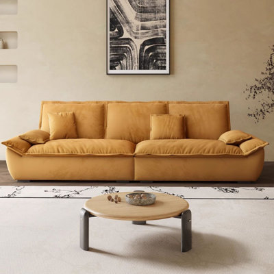 Caramel 100% Polyester Modular Sofa cushion couch