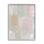 Doux pastel abstrait, peinture, rose tranquille, vert, formes par - Peinture