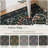  Floral Washable Rugs Non-Slip Ultra-Thin Soft Area Rug Vintage Botanical Print Carpet-2051519170