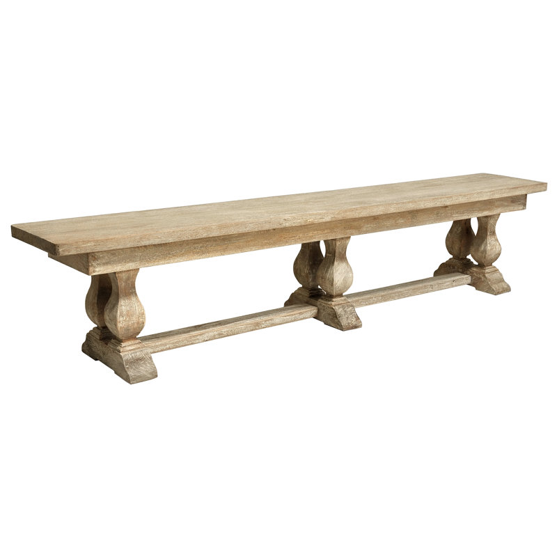 Alphonse Solid Wood Bench