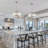 6 - Light 19.7" Modern Nickel Candle Drum Chandelier with Ripple Glass for Living Room Bedroom Entryway-2140048746
