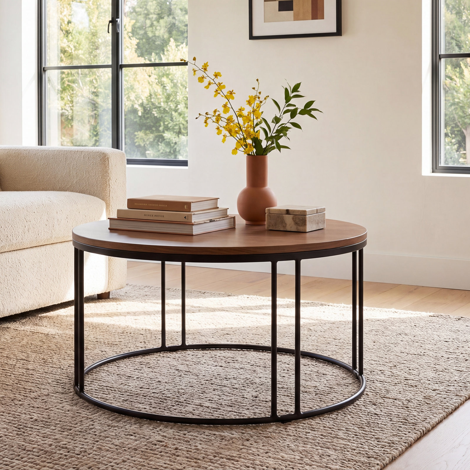 Abraxas Solid Wood Coffee Table