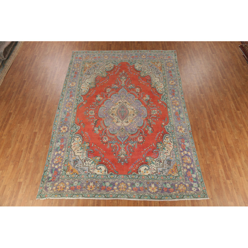 Tapis traditionnel en laine 9 x 13
