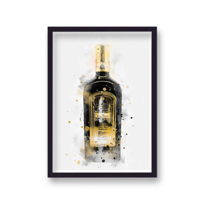 Gin Graphic Splash Nolets Inspired by Vouvart - Single Picture Frame Print
