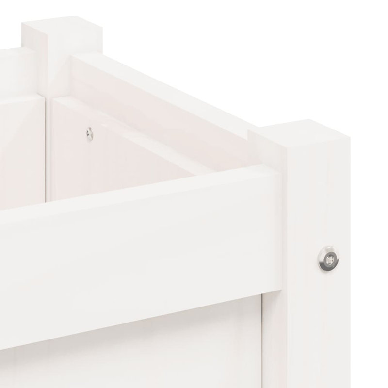 Brocklin Planter Box, 70cm H x 150cm W x 50cm D, White Pine