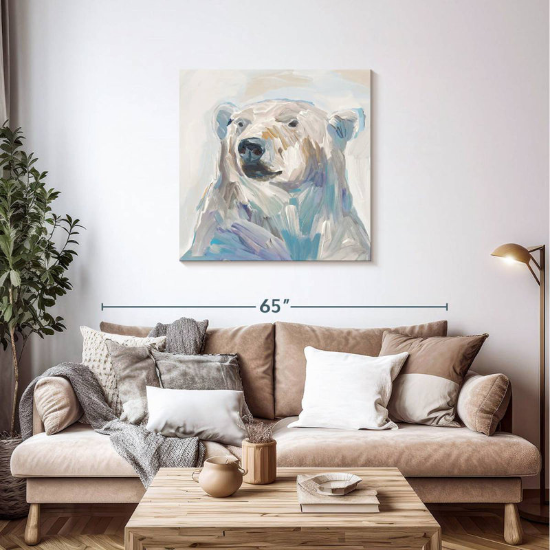 Crowle Arctic Bear, 36" H x 36" W