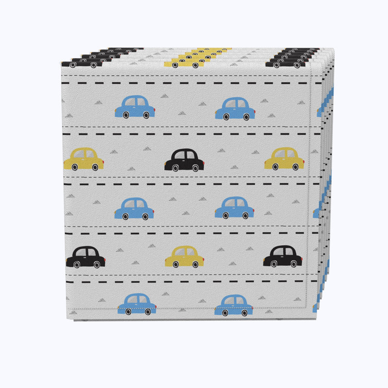 100% Cotton Geometric Square Napkin