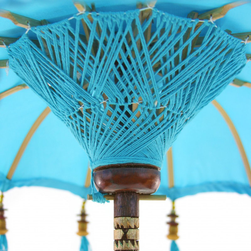 Sculpture de porte-parapluies Arnisha, Turquoise