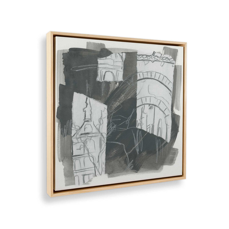 «Street Shadows II» par June Erica Vess, reproduction d'art sur toile, Impression dans un cadre flottant sans passe-parto