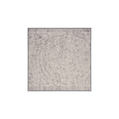 Tapis gris lavable à la machine