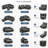Waldorf 107.9" 7-Seat U-Shaped Sectional Sleeper Sofa with Pull-Out Bed Storage and Ottoman-120921998