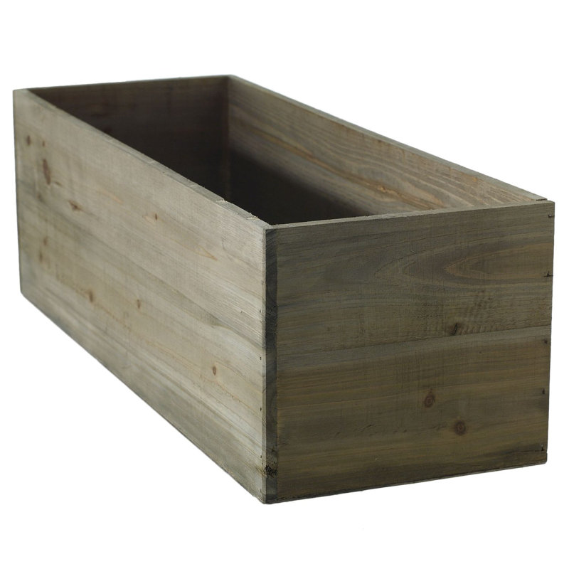Pot à fleurs Tariah Woodland, Brun pâle, H 5,75 po x l 18,25 po x P 6,5 po