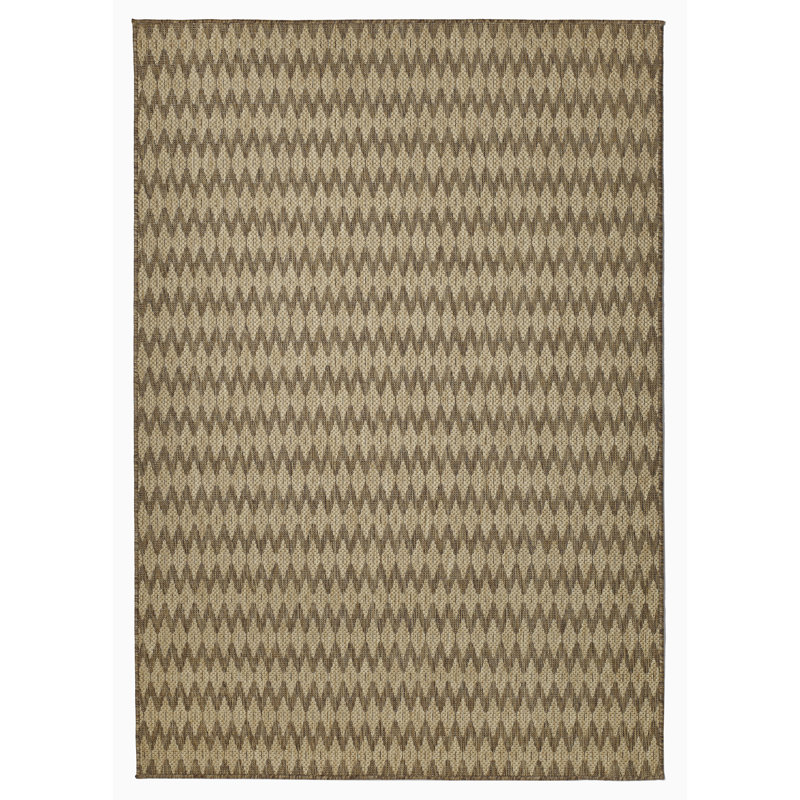 Josy Geometric Indoor / Outdoor Rug, Rectangle 3'11" x 5'6"
