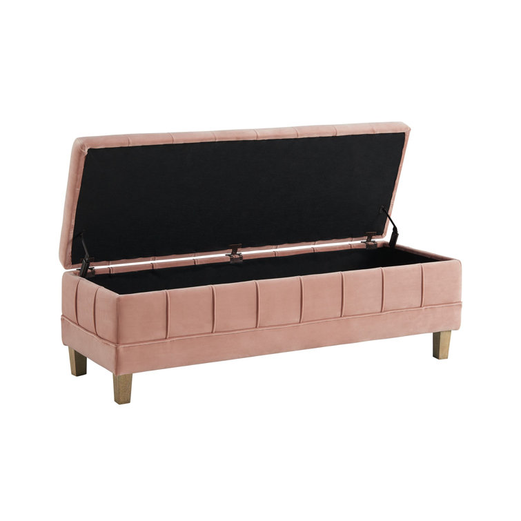 Gloria Velvet Storage Ottoman