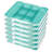 Sterilite Divided Case, Stackable Small Storage Latch Lid Container, Art Carrying Case, Small Items