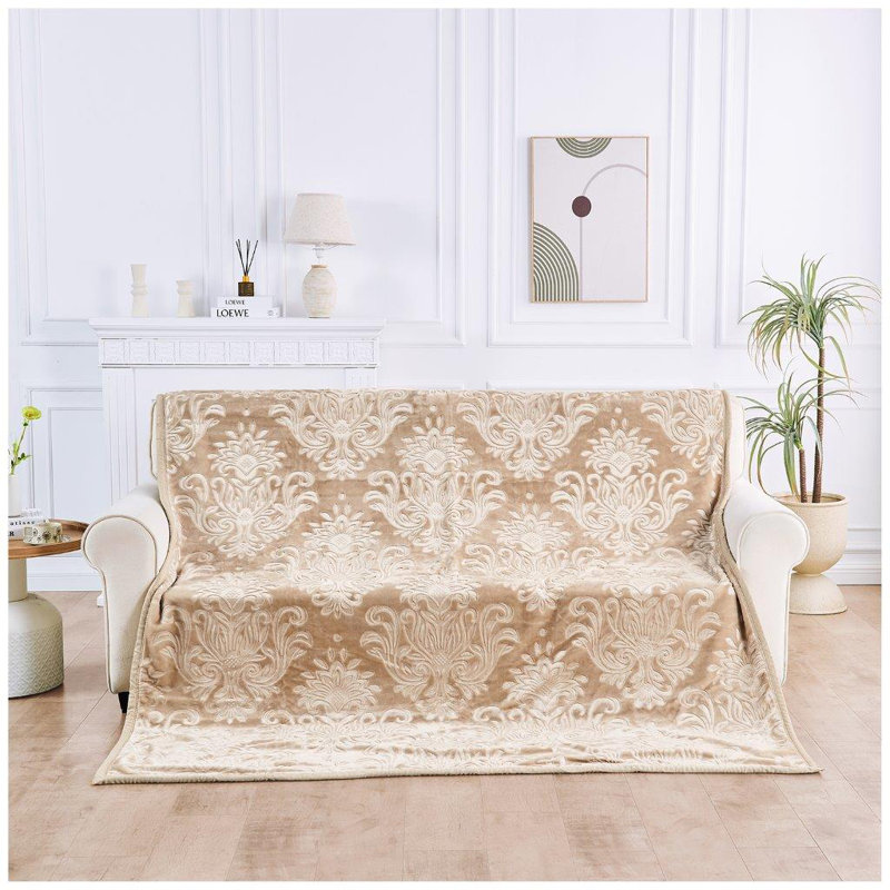 Arvelle Weighted Throw Blanket, Natural