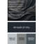 Toile diagonale rayée gris ardoise noire sur toile-10969780