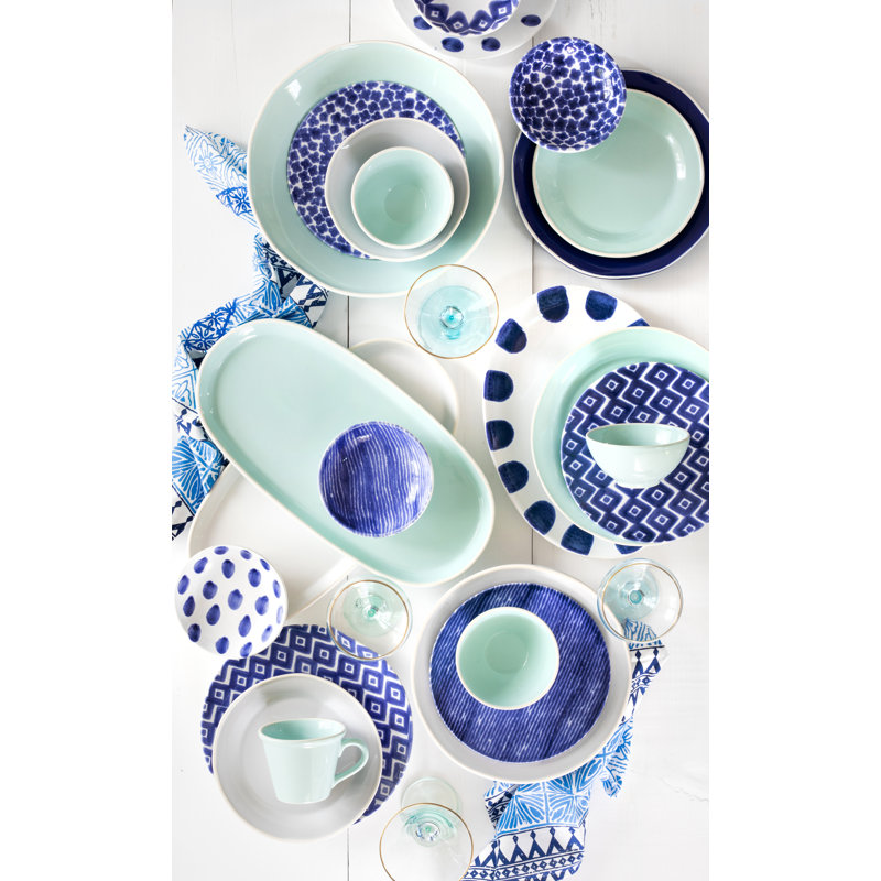 Santorini Flower 3-Piece Place Setting