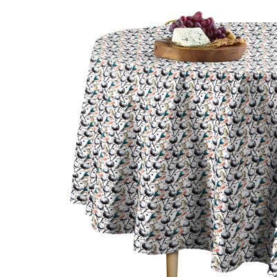 Detrica Geometric Round Tablecloth
