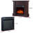 Stephan 31.77'' W Electric Fireplace with 4776 BTU