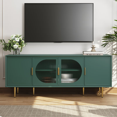 66" Modern TV Stand Media, Console Cabinet for TVs Up to 75", Entertainment Centre with Storage for Living Room