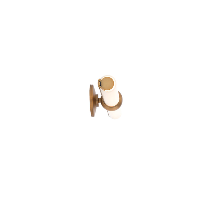 Cambra 2 - Light LED Vanity Light, 17, Aged Brass