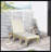 Outdoor Chaise Lounge Chair, Patio Recliner With 4-Position Adjustable Backrest & Plush Cushion – Ideal For Deck, Beach, Lawn & Sunbathing (Natural)