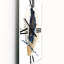 Horloge murale coquille avec art marin-145997543