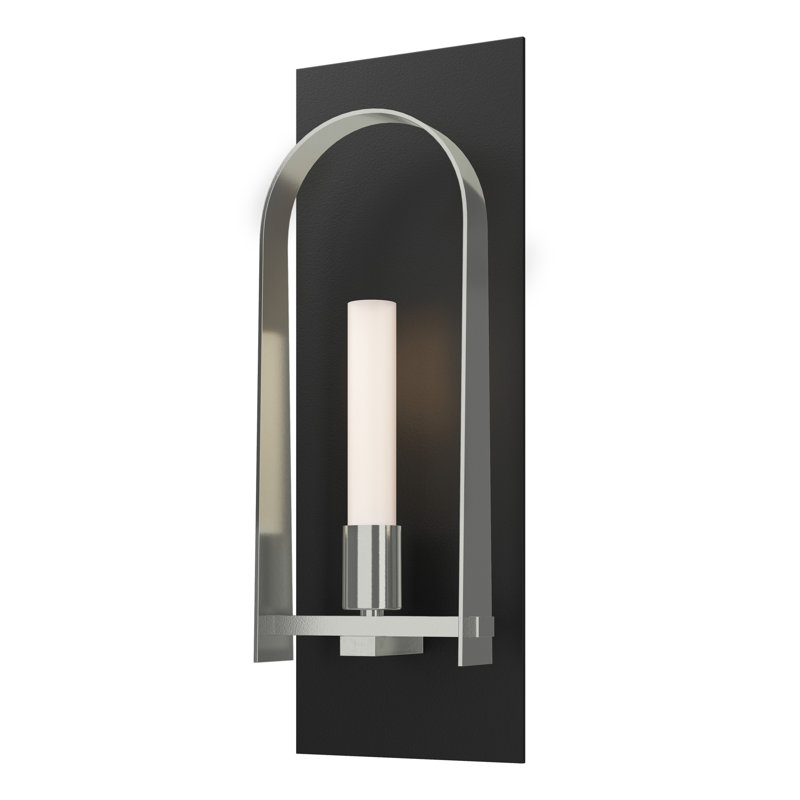 Triomphe 1 - Light Steel Armed Sconce, Soft Gold, Sterling
