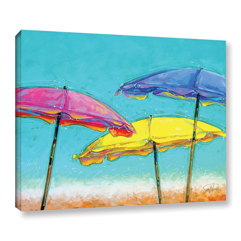 Vanilla Brellas - reproduction sur toile tendue, H 24 po x l 32 po x P 2 po