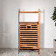 Bamboo Laundry Hamper with Handles