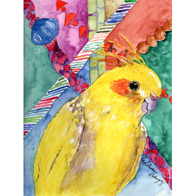 Cockatiel Drapeau De Jardin à 2 Côtés