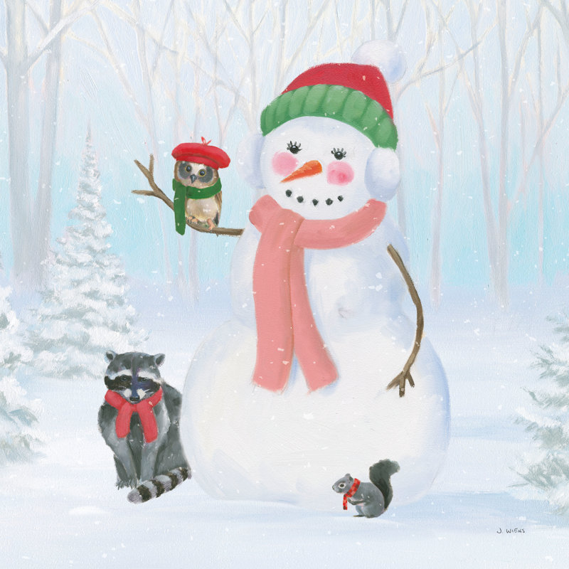 Dressed For Christmas IV by James Wiens - Wrapped Canvas Painting, 91cm H x 91cm W