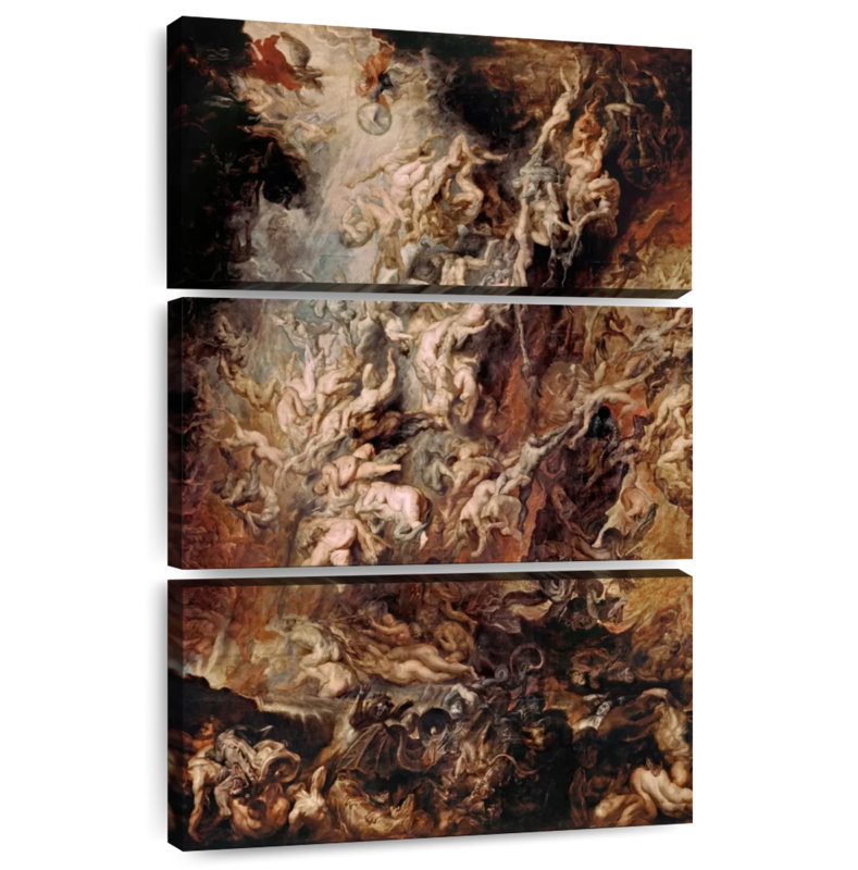 Fall Of The Damned, 65" H x 42" W