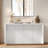 Console Table With Simple Lines And Rear Panel-2134829051