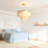 7 - Light Dimmable Capiz Shell Chandelier
