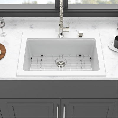 High-End Quartz Composite Kitchen Sink For Durable And Hygienic Cooking