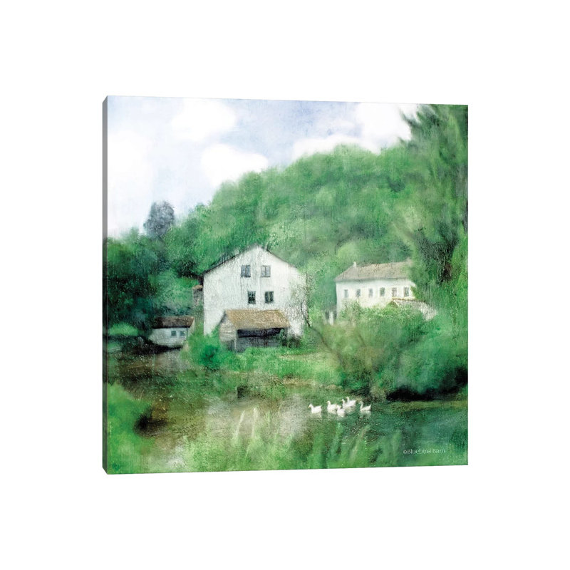 Country Cottage by Bluebird Barn - Wrapped Canvas Print, 45.72 cm H x 45.72 cm W x 1.91 cm D
