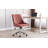 Zurich Velvet Upholstered Diamond Tufted Rolling Office Chair-1847614982-1847614983