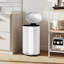 Slim Rectangular Pedal Bin with Soft-Close Lid, 30L Kitchen Bin-120768087