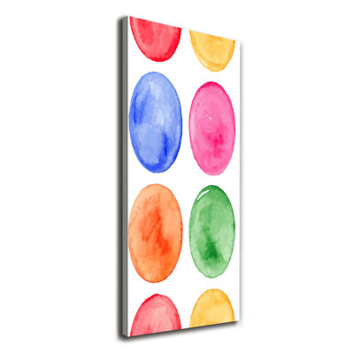 Colorful Circles - Wrapped Canvas Print